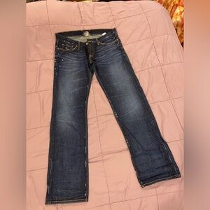 Lucky Brand Dark Blue Straight Leg Jeans